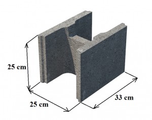 pamatu blokai haus 25cm